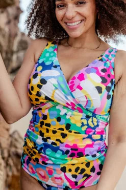 Burleigh Tankini Top in Kasey Swim by Kasey Rainbow