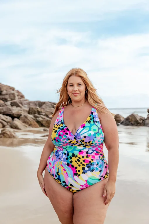 Burleigh Tankini Top in Kasey Swim by Kasey Rainbow