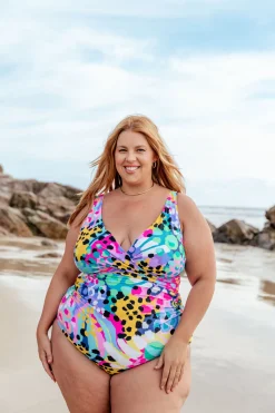 Burleigh Tankini Top in Kasey Swim by Kasey Rainbow