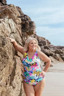Burleigh Tankini Top in Kasey Swim by Kasey Rainbow
