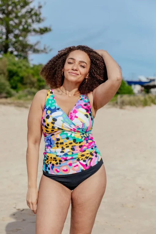Burleigh Tankini Top in Kasey Swim by Kasey Rainbow