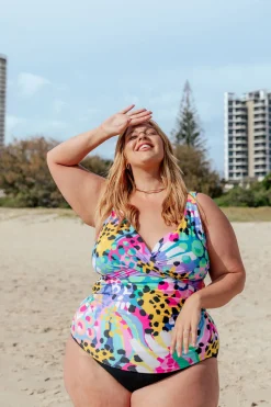 Burleigh Tankini Top in Kasey Swim by Kasey Rainbow