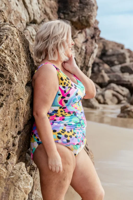 Burleigh Tankini Top in Kasey Swim by Kasey Rainbow