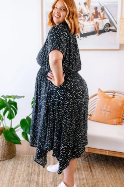 Cameron Dress in Black & White