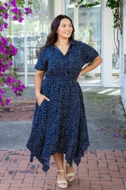 Cameron Dress in Navy
