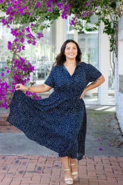 Cameron Dress in Navy