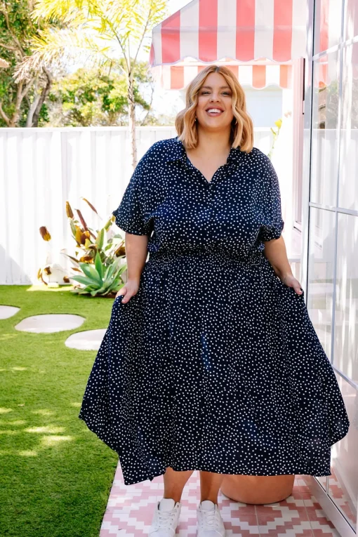 Cameron Dress in Navy