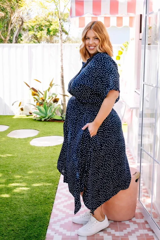 Cameron Dress in Navy