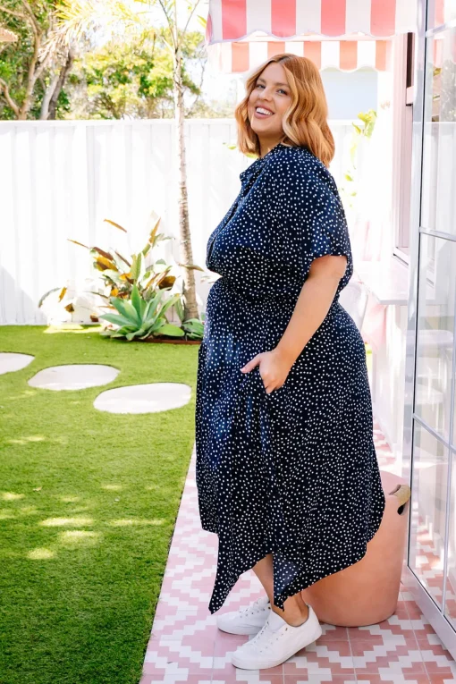 Cameron Dress in Navy