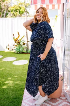Cameron Dress in Navy