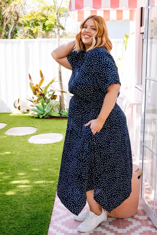 Cameron Dress in Navy