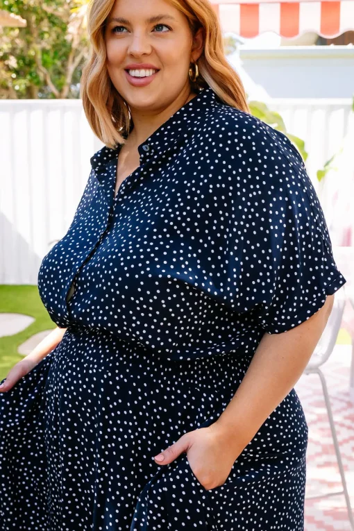 Cameron Dress in Navy