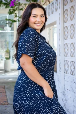 Cameron Dress in Navy