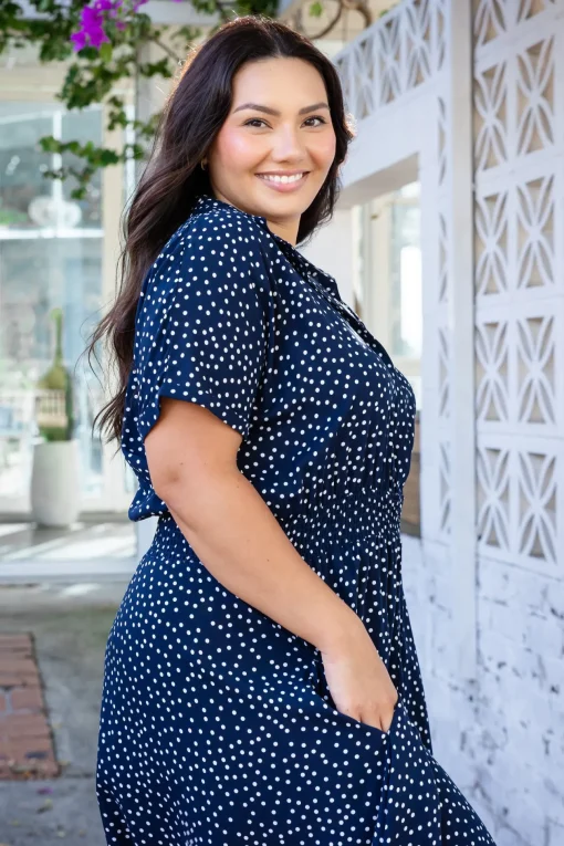 Cameron Dress in Navy