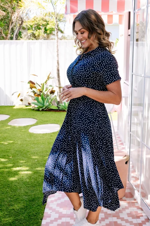 Cameron Dress in Navy