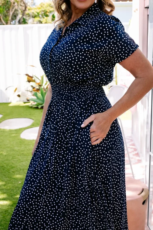 Cameron Dress in Navy