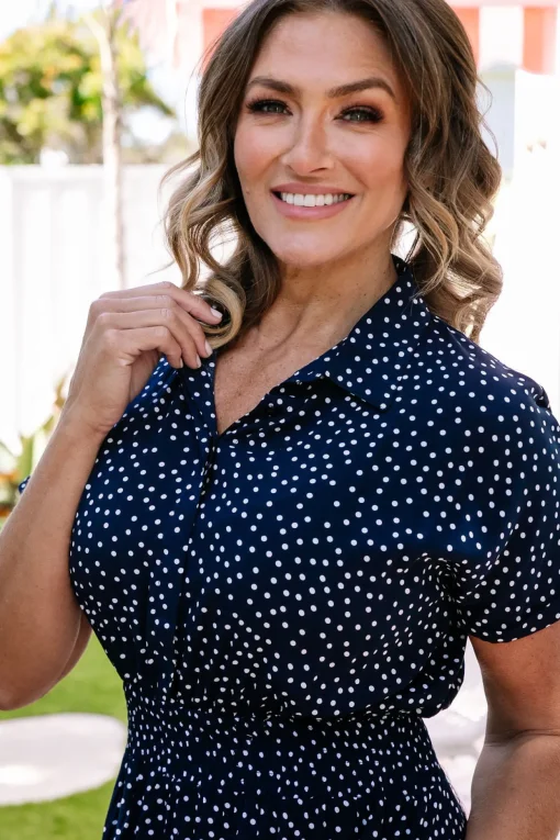 Cameron Dress in Navy