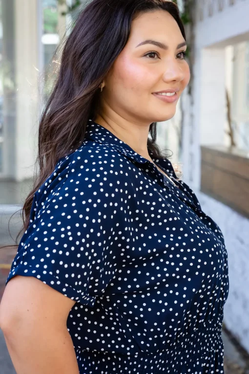 Cameron Dress in Navy