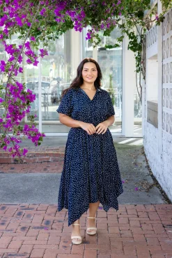Cameron Dress in Navy