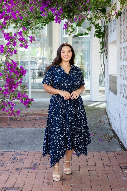 Cameron Dress in Navy