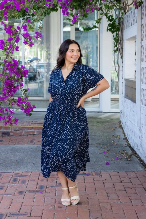 Cameron Dress in Navy