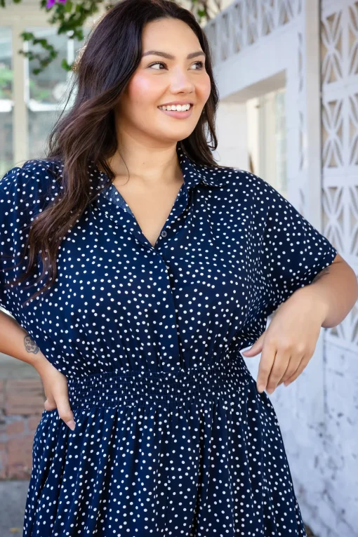 Cameron Dress in Navy