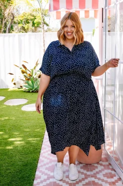 Cameron Dress in Navy