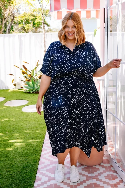 Cameron Dress in Navy