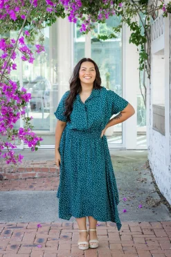 Cameron Dress in Teal