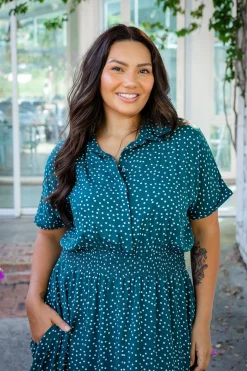 Cameron Dress in Teal