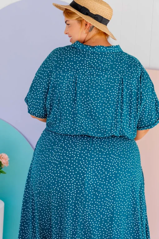 Cameron Dress in Teal