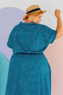 Cameron Dress in Teal