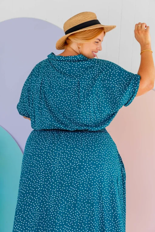 Cameron Dress in Teal