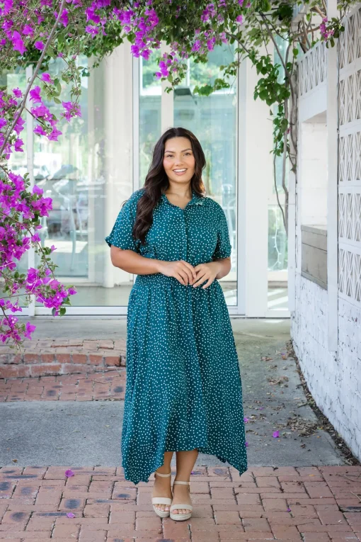 Cameron Dress in Teal
