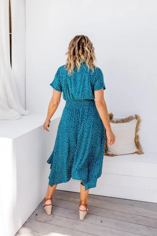 Cameron Dress in Teal