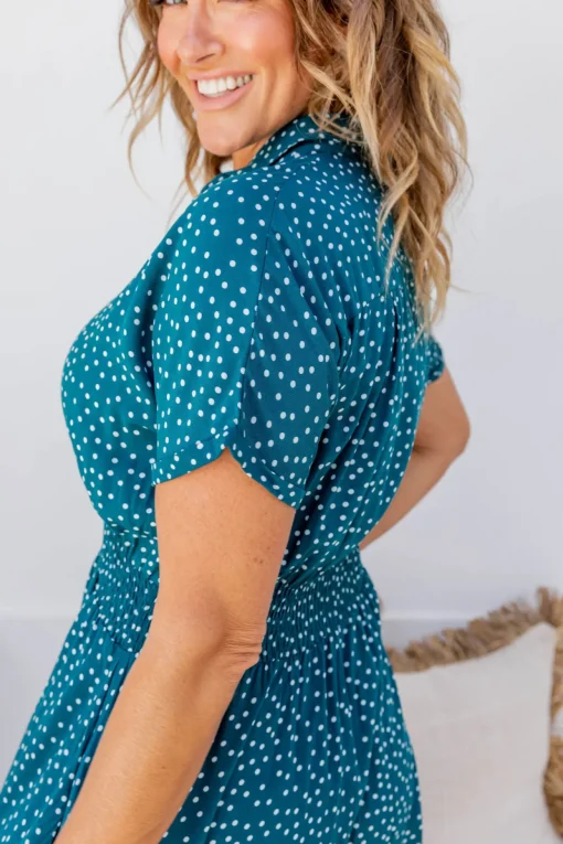 Cameron Dress in Teal