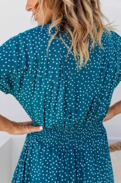 Cameron Dress in Teal