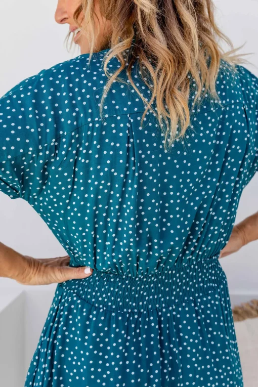 Cameron Dress in Teal