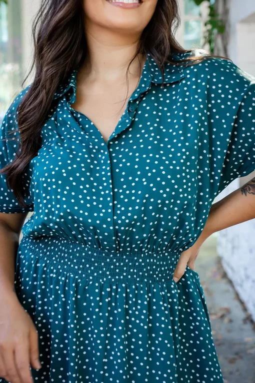 Cameron Dress in Teal