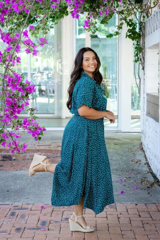 Cameron Dress in Teal