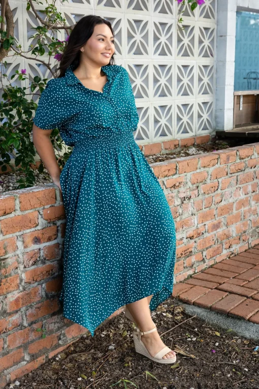Cameron Dress in Teal