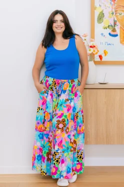 Carrie Skirt in Floral Fancy by Kasey Rainbow