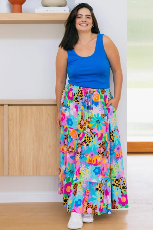 Carrie Skirt in Floral Fancy by Kasey Rainbow