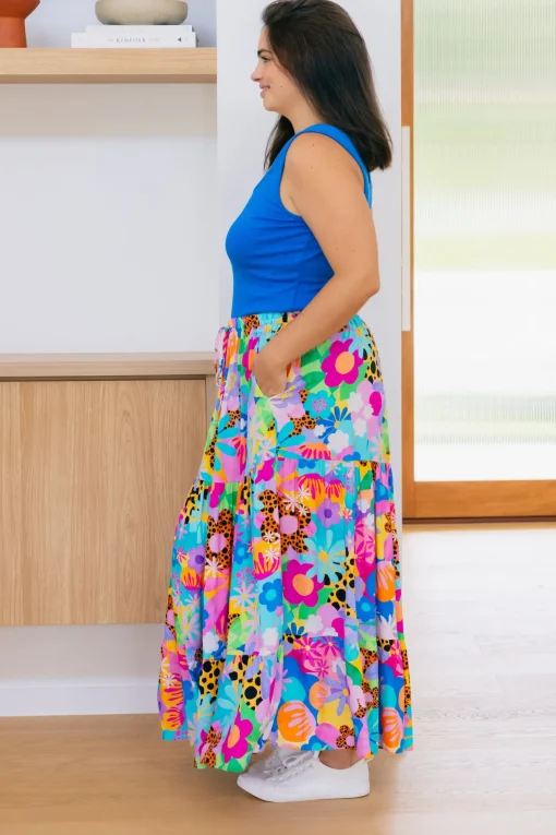Carrie Skirt in Floral Fancy by Kasey Rainbow
