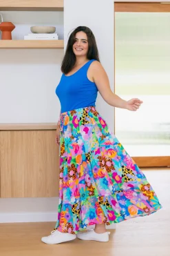 Carrie Skirt in Floral Fancy by Kasey Rainbow