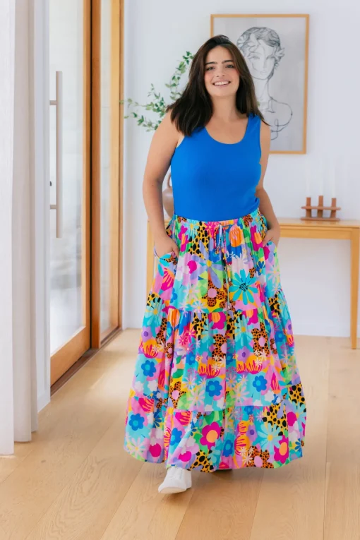 Carrie Skirt in Floral Fancy by Kasey Rainbow