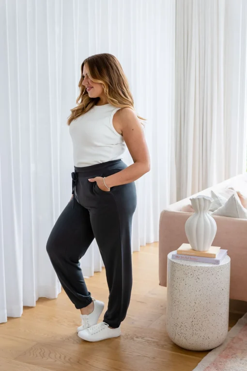 Cassie Modal Blend Lounge Pants in Shadow