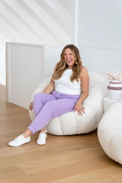 Cassie Modal Blend Lounge Pants in Lavender