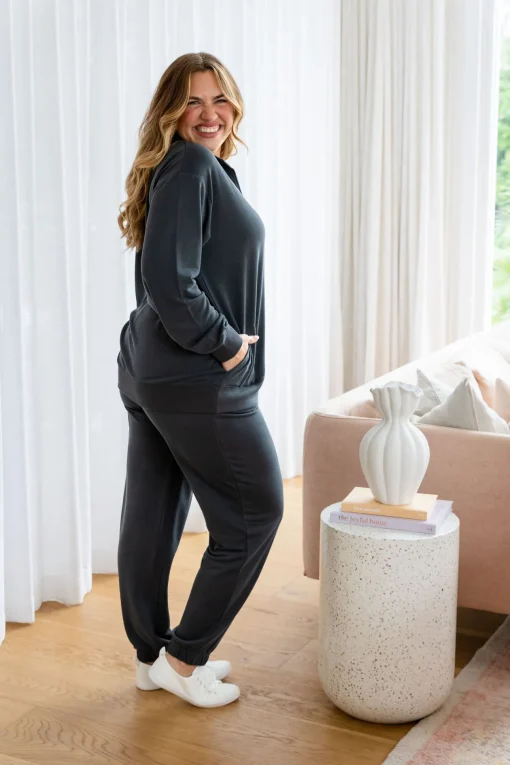 Cassie Modal Blend Lounge Pants in Shadow
