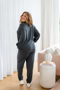 Cassie Modal Blend Lounge Pants in Shadow